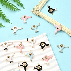 16Pcs 4 Colors Alloy Enamel Pendants&nbsp;FIND-YW0005-95