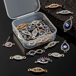 28Pcs 7 Style Alloy Links&nbsp;ENAM-LS0001-81