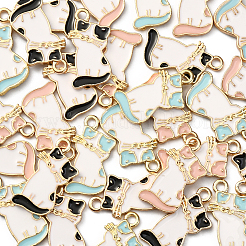 30Pcs 3 Colors Alloy Enamel Pendants&nbsp;PALLOY-CJ0002-04