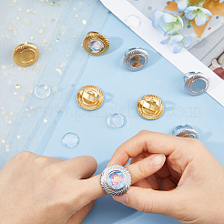 DIY Oval Finger Ring Making Kits&nbsp;DIY-DC0004-20