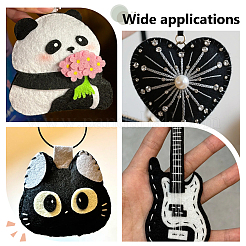 10Pcs Wool Felt Fabrics&nbsp;DIY-WH0622-516B