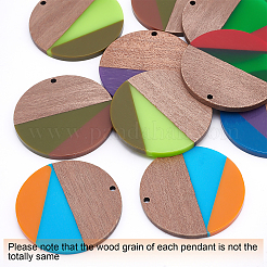 DIY Walnut Wooden Dangle Earring Making Kits&nbsp;DIY-OC0006-63
