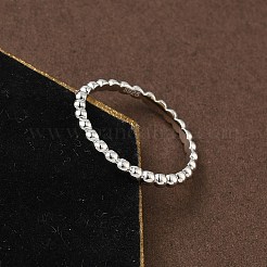 925 Streling Silver Plain Band Rings&nbsp;RJEW-P164-01B-P