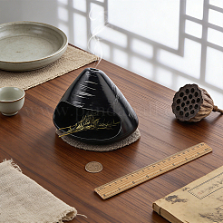 Cone-Shaped Ceramic Incense Burner Holder&nbsp;DJEW-WH0063-75B