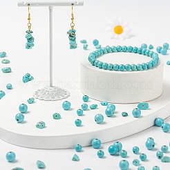 3 Strands 3 Style Synthetic Turquoise Beads&nbsp;TURQ-FS0001-01