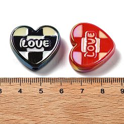 UV Plating Opaque Acrylic Beads&nbsp;PACR-Q005-04