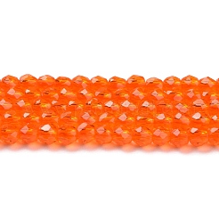 Transparent Glass Beads Strands&nbsp;GLAA-H021-04-26