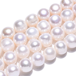 Natural Cultured Freshwater Pearl Beads Strands&nbsp;PEAR-N013-08E