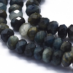 Natural Blue Tiger Eye(Dyed & Heated) Beads Strands&nbsp;G-D0013-58B