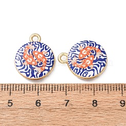 Printed Alloy Pendants&nbsp;AL-CBA7256-22G