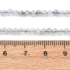 Natural Aquamarine Beads Strands&nbsp;G-F509-10-3mm