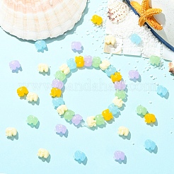 30Pcs 5 Colors Synthetic Coral Dyed Carved Beads&nbsp;BSHE-YW0001-19