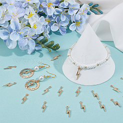4Sets Alloy Lightning Bolt Pendant&nbsp;FIND-SC0017-54