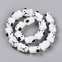 Handmade Lampwork Enamel Beads&nbsp;LAMP-N029-02G