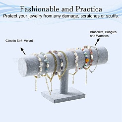 Velvet T Bar Bracelet Display Stand&nbsp;NDIS-F001-02