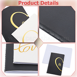 2Pcs Paper Wedding Speech Book&nbsp;OFST-CP0001-21