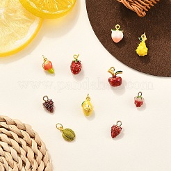 10Pcs 10 Styles Alloy Enamel Pendants&nbsp;FIND-YW0006-84