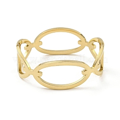 304 Stainless Steel Hollow Out Hinged Bangles for Women&nbsp;BJEW-D044-08A-G
