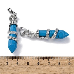 Synthetic Turquoise Pendants&nbsp;G-A241-01P-07