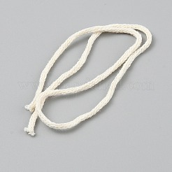 40M Hollow Cotton Braided Cord&nbsp;OCOR-WH0100-43A