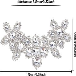 Hotfix Rhinestone Iron on Patches&nbsp;DIY-WH0257-45