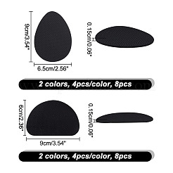 16Pcs 4 Styles Anti Skid Rubber Shoes Bottom Heel Sole&nbsp;FIND-NB0005-19