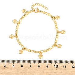 304 Stainless Steel Charm Bracelets&nbsp;BJEW-D458-09G