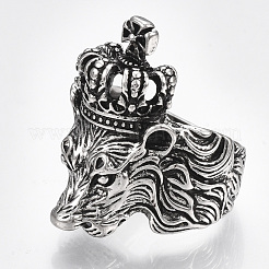 Alloy Cuff Finger Rings&nbsp;RJEW-T006-36