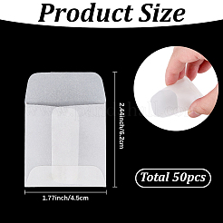 50Pcs Translucence Paper Envelopes&nbsp;AJEW-SP0004-59