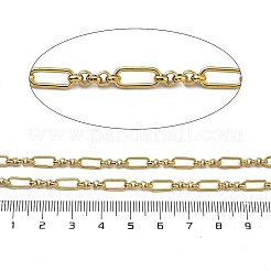 Ion Plating(IP) 304 Stainless Steel Oval Link Chains&nbsp;CHS-G039-02B-G