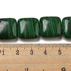 Synthetic Malachite Beads Strands&nbsp;G-B071-A01-01