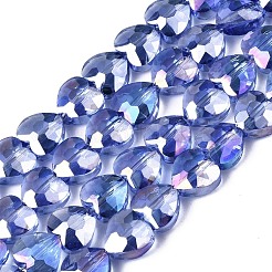 Electroplate Glass Beads Strands&nbsp;EGLA-S176-08B