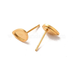 Teardrop 304 Stainless Steel Studs Earrings&nbsp;STAS-H193-03G