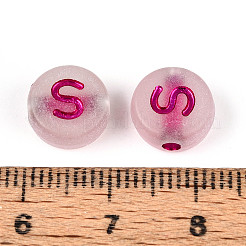Luminous Frosted Acrylic Beads&nbsp;FACR-T008-02S
