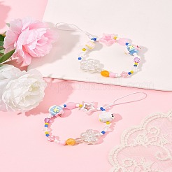 2Pcs Acrylic Mobile Straps&nbsp;HJEW-FS00028