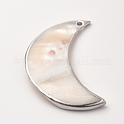 Plated Freshwater Shell Big Pendants&nbsp;SHEL-S269-16