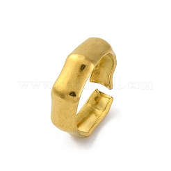 304 Stainless Steel Open Cuff Rings for Women&nbsp;RJEW-M019-32G