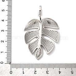Brass Micro Pave Cubic Zirconia Pendants&nbsp;KK-U076-07P