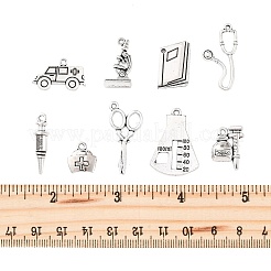 36Pcs 9 Styles Tibetan Style Alloy Pendants&nbsp;TIBE-FP0001-03