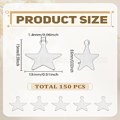 150Pcs 201 Stainless Steel Charms&nbsp;STAS-LP0002-99