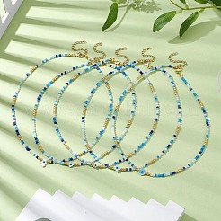 Glass Beaded Necklaces&nbsp;NJEW-JN04896