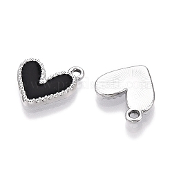 Rack Plating Alloy Enamel Charms&nbsp;X-ENAM-N056-343P