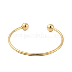 Ion Plating(IP) 304 Stainless Steel European Style Bangles Making&nbsp;PPJ-G001-04G-01