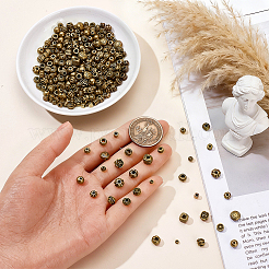 300Pcs 17 Styles Tibetan Style Alloy Beads&nbsp;TIBE-PH0007-68