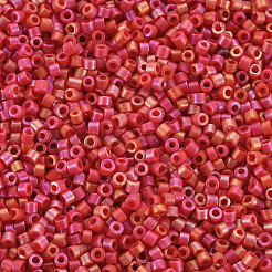 Frosted Glass Cylinder Beads&nbsp;SEED-S047-O-003
