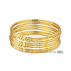 Brass Buddhist Bangle Sets&nbsp;JB636A