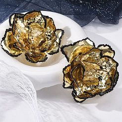 Alloy & Iron Stud Earrings&nbsp;LS-EJEW-M075-05G