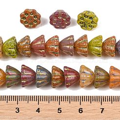 Painted Glass Beads&nbsp;GL-CBA4370-05