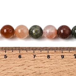 Natural Colorful Rabbit Fur Rutilated Quartz Beads Strands&nbsp;GG-CBA4808-I01-10mm