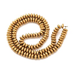 Electroplate Non-magnetic Synthetic Hematite Beads Strands&nbsp;G-J160-D-02